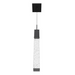 Avenue Lighting HF1901 The Original Glacier 1-lt 2" LED Pendant - Black/Bubbled