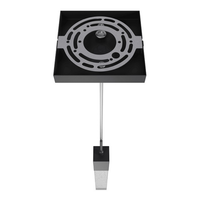 Avenue Lighting HF1901 The Original Glacier 1-lt 2" LED Pendant - Black/Bubbled