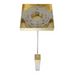 Avenue Lighting HF1901 The Original Glacier 1-lt 2" LED Pendant - Brushed Brass/Clear