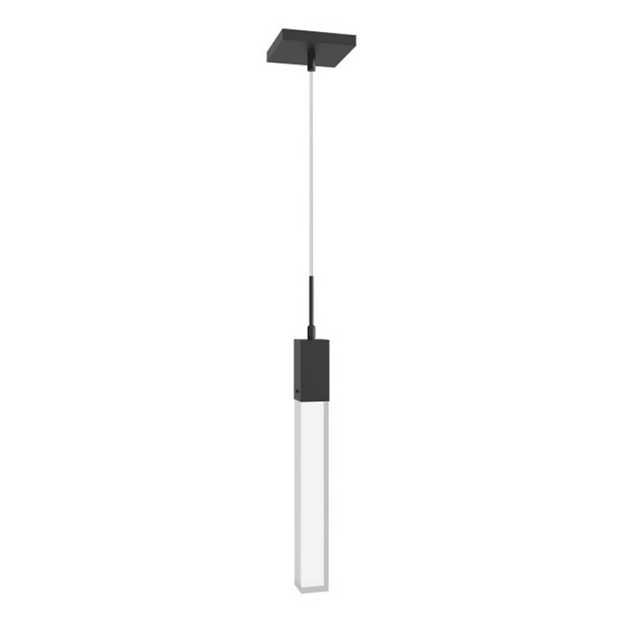 Avenue Lighting HF1901 The Original Glacier 1-lt 2" LED Pendant - Black/Clear