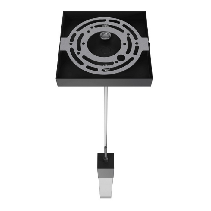 Avenue Lighting HF1901 The Original Glacier 1-lt 2" LED Pendant - Black/Clear