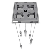 Avenue Lighting HF1900 The Original Glacier 5-lt 12" LED Pendant - Polished Chrome/Bubbled