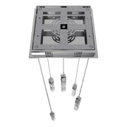Avenue Lighting HF1900 The Original Glacier 5-lt 12" LED Pendant - Polished Chrome/Clear