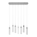 Avenue Lighting HF1900 The Original Glacier 7-lt 47" LED Pendant - Brushed Brass/Bubbled