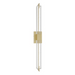Avenue Lighting HF3012 The Original Glacier 1-lt 39" Tall LED Wall Sconce - Brushed Brass/Bubbled