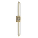 Avenue Lighting HF3012 The Original Glacier 1-lt 39" Tall LED Wall Sconce - Brushed Brass/Bubbled