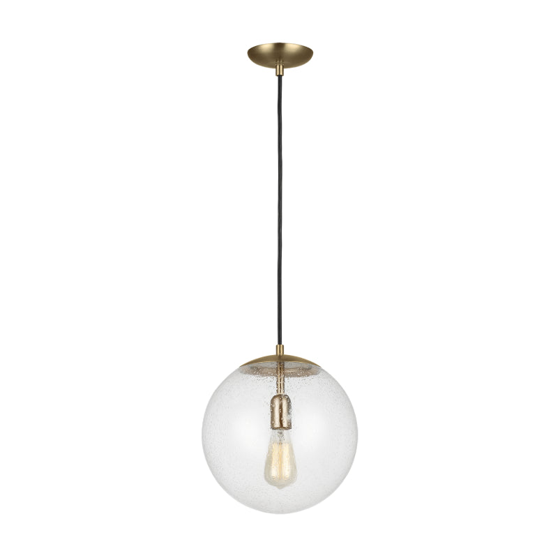 Visual Comfort 6701801 Leo Hanging Globe 1-lt 12" Pendant - Satin Brass