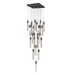 Avenue Lighting HF1904 The Original Glacier 25-lt 28" LED Pendant - Dark Bronze/Bubbled
