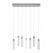 Avenue Lighting HF1900 The Original Glacier 7-lt 47" LED Pendant - Brushed Brass/Clear