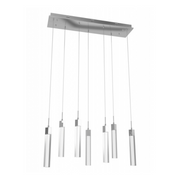 Avenue Lighting HF1900 The Original Glacier 7-lt 47" LED Pendant - Brushed Brass/Clear
