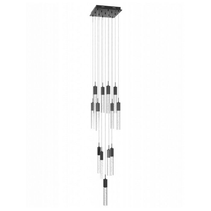 Avenue Lighting HF1905 The Original Glacier 13-lt 20" LED Pendant - Dark Bronze/Bubbled