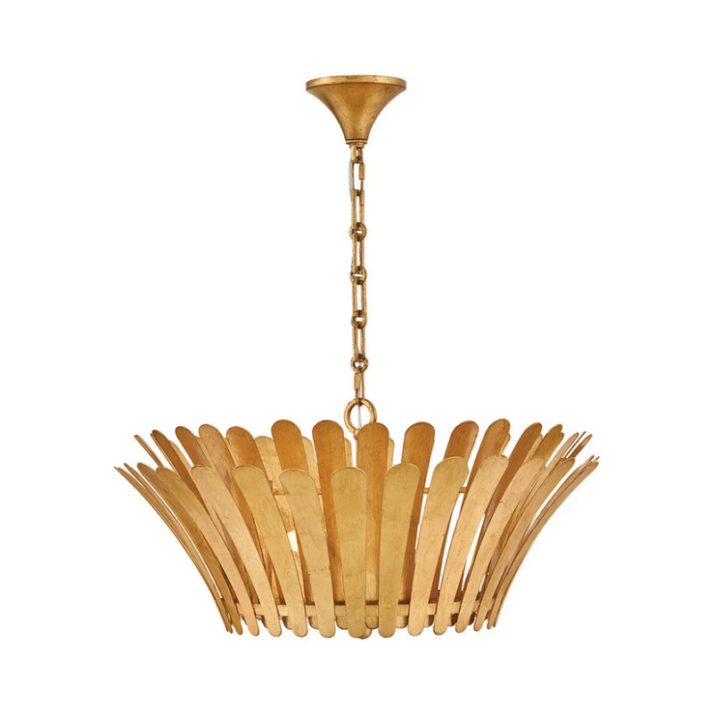 Hinkley 47694 Reina 3-lt 26" LED Chandelier - Distressed Brass