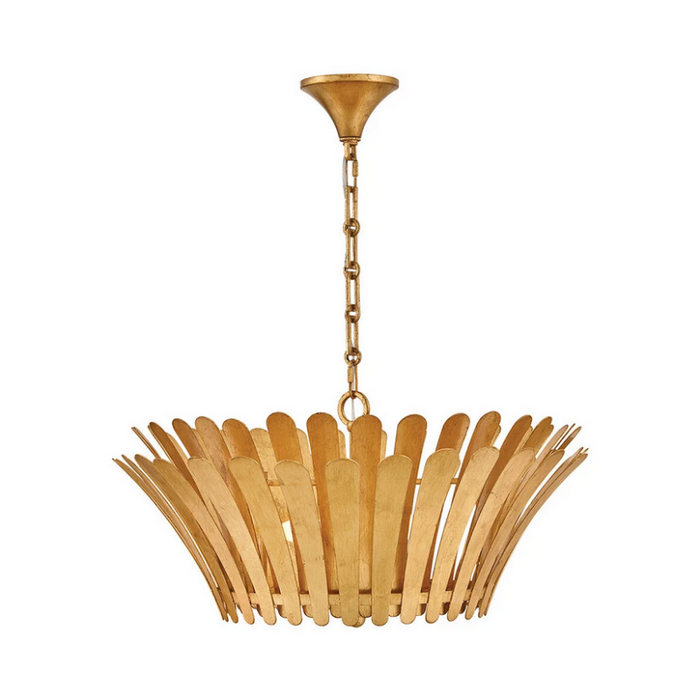 Hinkley 47694 Reina 3-lt 26" LED Chandelier - Distressed Brass