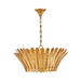 Hinkley 47694 Reina 3-lt 26" LED Chandelier - Distressed Brass