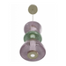 Avenue Lighting HF8970 Rosewood 2-lt 9" LED Pendant - Aged Brass/Purple