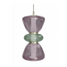 Avenue Lighting HF8970 Rosewood 2-lt 9" LED Pendant - Aged Brass/Purple