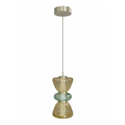 Avenue Lighting HF8970 Rosewood 2-lt 9" LED Pendant - Aged Brass/Yellow
