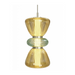 Avenue Lighting HF8970 Rosewood 2-lt 9" LED Pendant - Aged Brass/Yellow