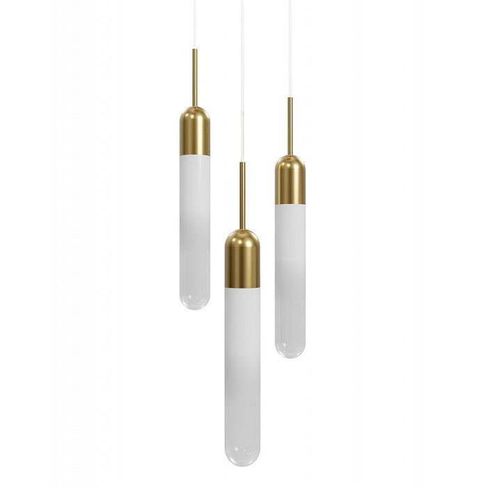 Avenue Lighting HF7403 Tribeca 3-lt 12" LED Pendant
