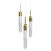 Avenue Lighting HF7403 Tribeca 3-lt 12" LED Pendant