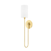 Hudson Valley 6800 Harlem 1-lt 24" Tall Wall Sconce-Aged Brass