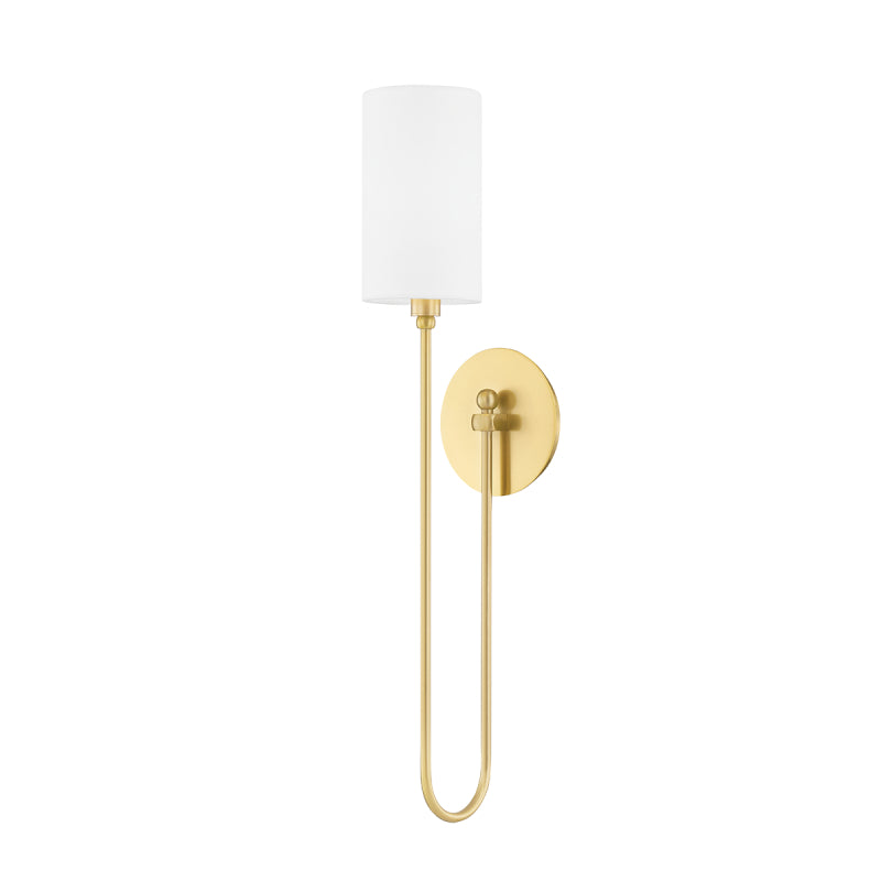 Hudson Valley 6800 Harlem 1-lt 24" Tall Wall Sconce-Aged Brass