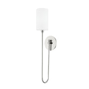 Hudson Valley 6800 Harlem 1-lt 24" Tall Wall Sconce-Polished Nickel