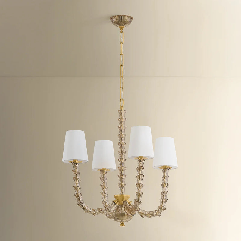Hudson Valley 6844 Calumet 4-lt 26" Chandelier