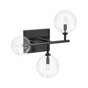 Avenue Lighting HF4203 Delilah 3-lt 18" LED Wall Sconce - Black