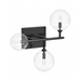 Avenue Lighting HF4203 Delilah 3-lt 18" LED Wall Sconce - Black
