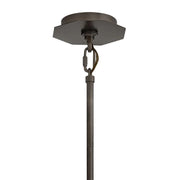 Hinkley 46995 Facet 12-lt 38" LED Chandelier - Black Oxide