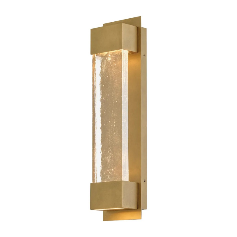 Hinkley 10595 Rune 1-lt 24" Tall LED Outdoor Wall Sconce - Heritage Brass
