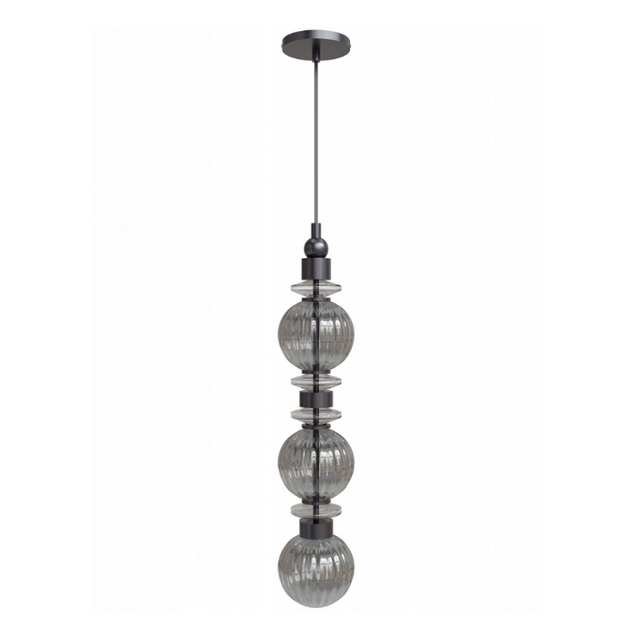Avenue Lighting HF7903 Avra 1-lt 5" LED Pendant - Black