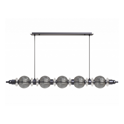 Avenue Lighting HF7955 Avra 5-lt 48" LED Pendant - Black