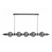 Avenue Lighting HF7955 Avra 5-lt 48" LED Pendant - Black