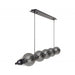 Avenue Lighting HF7955 Avra 5-lt 48" LED Pendant - Black