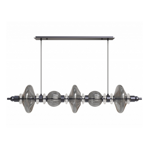 Avenue Lighting HF7977 Avra 5-lt 45" LED Pendant - Black