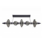 Avenue Lighting HF7977 Avra 5-lt 45" LED Pendant - Black