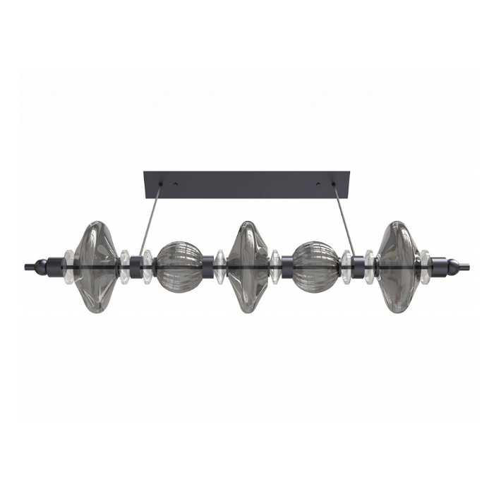 Avenue Lighting HF7977 Avra 5-lt 45" LED Pendant - Black