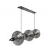 Avenue Lighting HF7977 Avra 5-lt 45" LED Pendant - Black