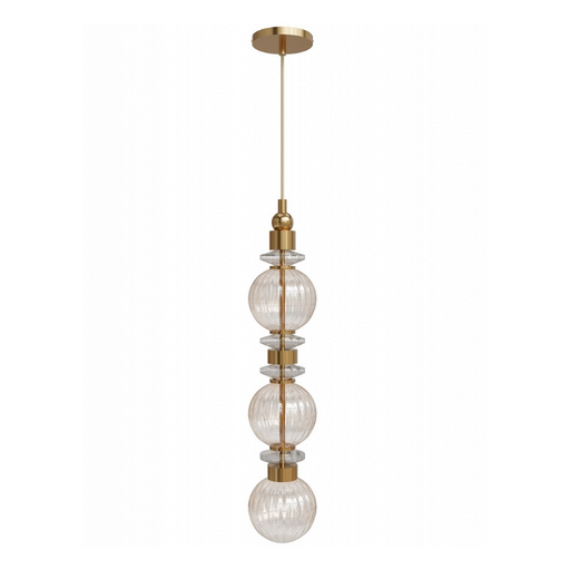 Avenue Lighting HF7903 Avra 1-lt 5" LED Pendant - Aged Brass