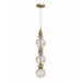 Avenue Lighting HF7903 Avra 1-lt 5" LED Pendant - Aged Brass