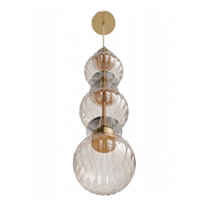 Avenue Lighting HF7903 Avra 1-lt 5" LED Pendant - Aged Brass