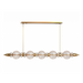 Avenue Lighting HF7955 Avra 5-lt 48" LED Pendant - Aged Brass