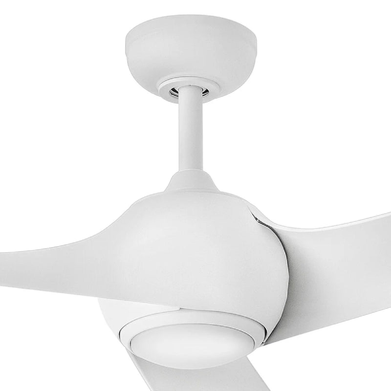 Hinkley 907256 Tiburon 56" Smart Ceiling Fan with LED Light Kit - Matte White