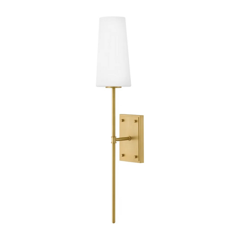 Hinkley 46951 Saunders 1-lt 30" Tall LED Wall Sconce - Lacquered Brass 
