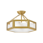 Fredrick Ramond FR41533 Veleta 6-lt 17" LED Semi Flush Mount