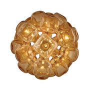Fredrick Ramond FR46858 Perriand 40-lt 30" LED Chandelier - Unlacquered Brass