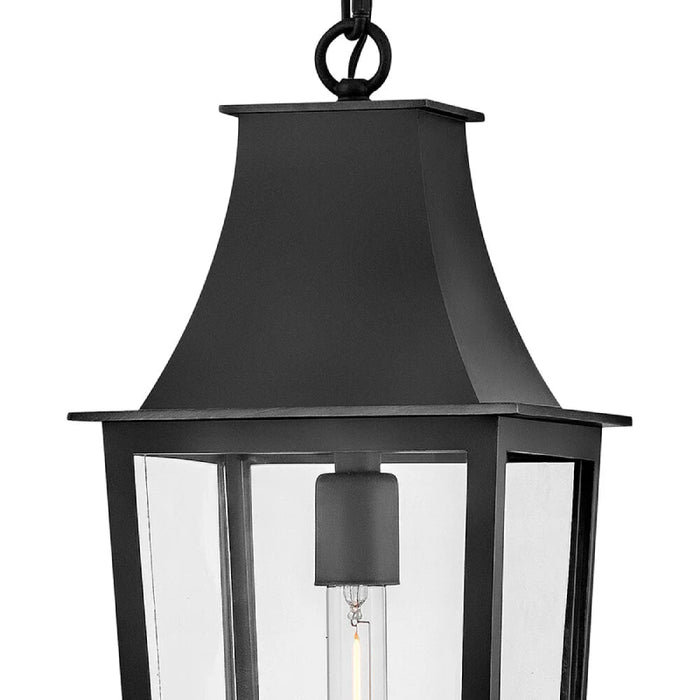 Hinkley 28892 Georgetown 1-lt 9" LED Hanging Lantern - Black
