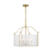Savoy House 7-1693-4 Ashlay 4-lt 22" Pendant - Warm Brass